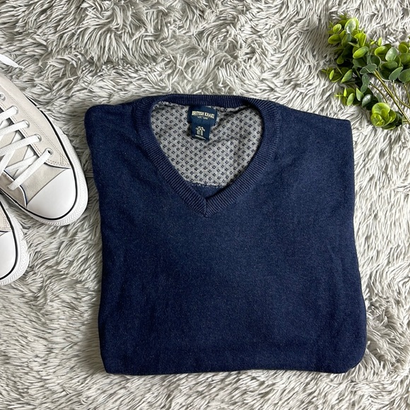 British khaki blue men’s sweater size xL - Picture 1 of 5